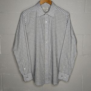 Lucky brand slim fit long sleeve button up plaid flannel shirt